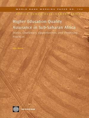 cover image of Higher Education Quality Assurance in Sub-Saharan Africa